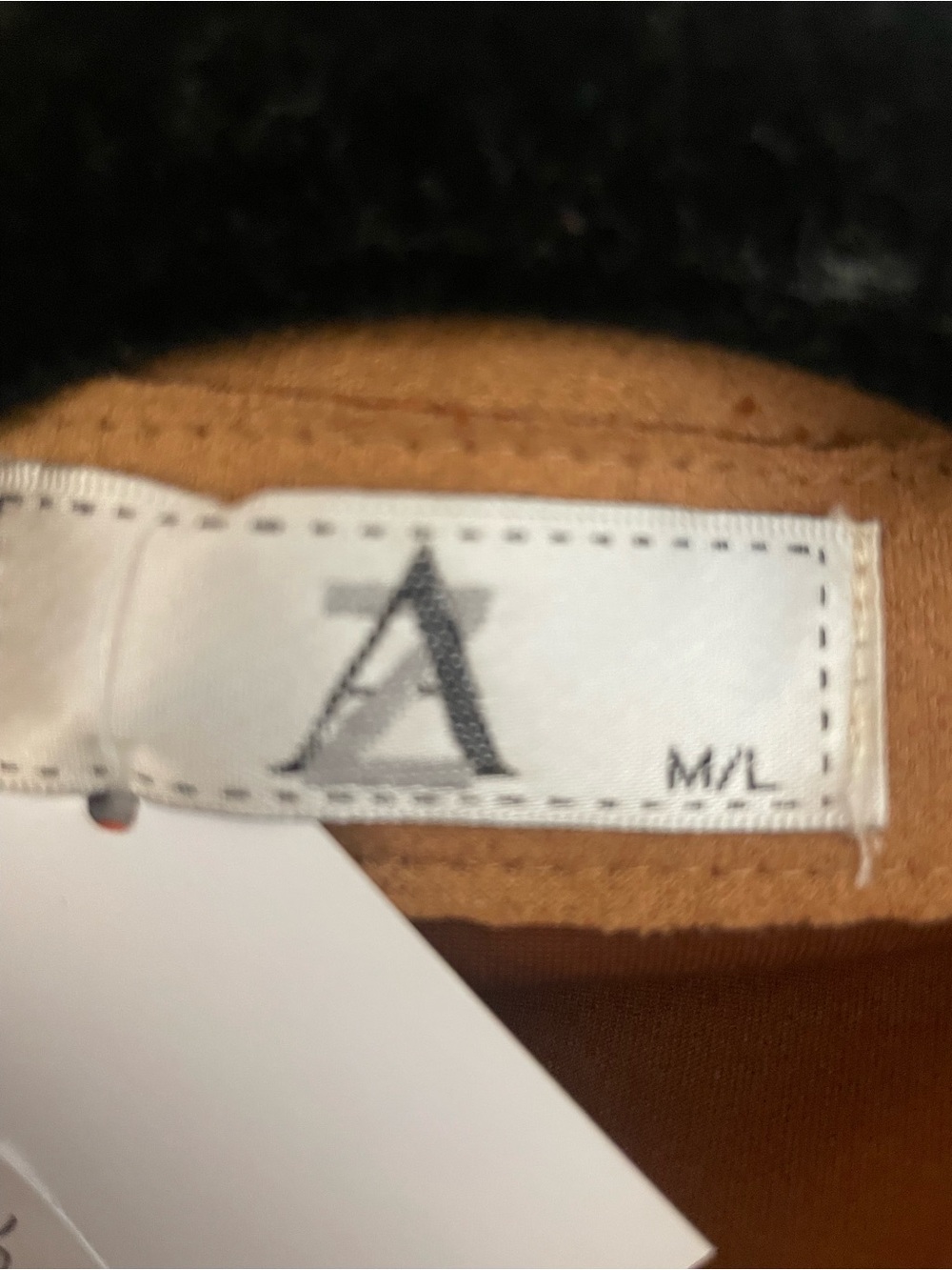 Women’s Tan Faux Suede Utility Jacket by A - Picture 5 of 5